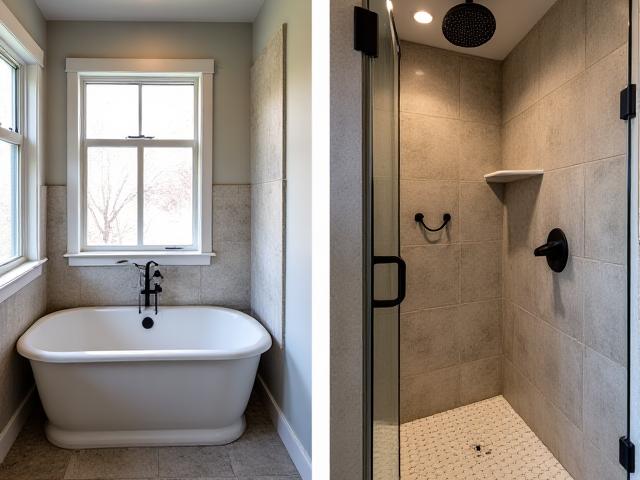 Előtte/Utána: Régi fürdőkád átalakítása modern olasz zuhanyzóvá